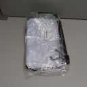 SUNEE Plastic Mesh Zipper Pouch 7.8x10.8 in (Black, 18 Packs),Extra Large Water-Resistant Zip Bag for School Office Supplies, Puzzles & Games Organizing Storage