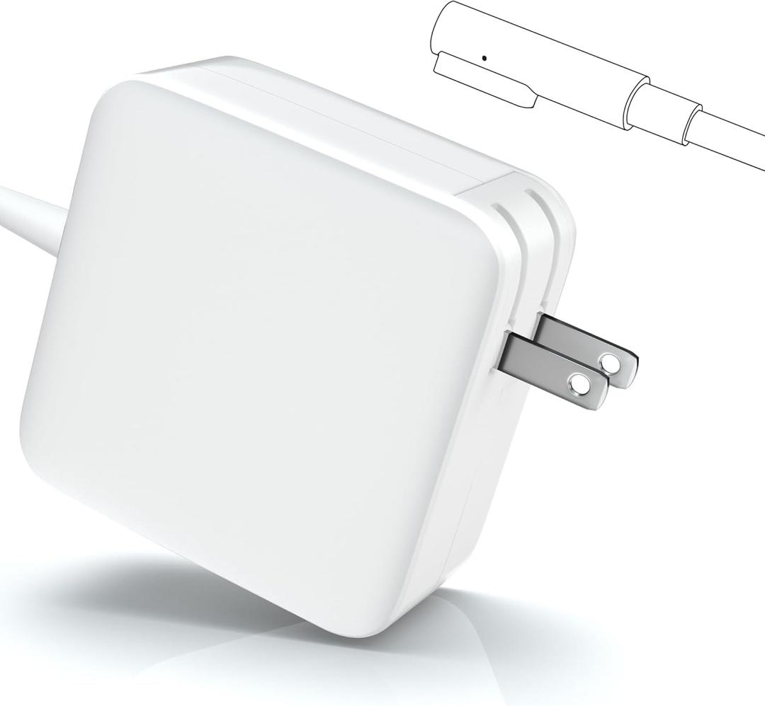85W 60W Power Adapte Compatible with Mac Book Pro Charger, L-Tip r for Mac Book Pro 13-Inch, 15-Inch & 17-Inch Before Mid 2012 Charging MacBook Cable,Fast for Old