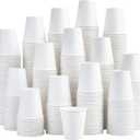 LITOPAK 480 Pack 5 oz Disposable Paper Coffee Cups, White Hot Espresso Cups for Party, Picnic, and Travel