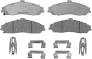 ACDelco Silver 14D731CH (19286080) Ceramic Front Disc Brake Pad Set with Hardware