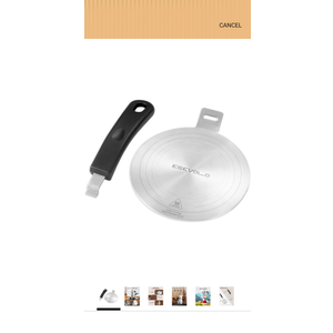 Induction Adapter Plate Detachable, 5.5 Inch Stainless Steel Heat Diffuser Plate for Moka Pot 12 Cup, Heat Diffuser Cooking Induction Adapter for Gas Stove and Glass