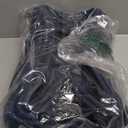 Large Shallow Organizing Baskets 15x11x5.1 Inches - Rope Woven Storage Bins for Bathroom, Shelves, Cube Closet, Black 3 Packs