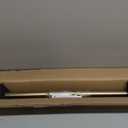 Warm Gold Curtain Rods for Windows 28 to 48", 1-Inch Blackout Curtain Rods with Aluminum Brackets and End Cap Finials, Adjustable Drapery Rods for Sliding Glass Door/Bedroom/Kitchen/Living Room Etc.