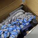 FORSPEEDER Microfiber Mops for Floor Cleaning  Dust Mop for Hardwood Floors with 55” Adjustable Handle 3 Thickened Washable Pads  Wet Dry Mopping for Pet Hairs Walls Tile Wood Laminate Home Kitchen