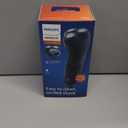 Philips Norelco Shaver 1100 Series, Dry Electric Shaver, 27 Self-Sharpening ComfortCut Blades, 4D Floating Heads, P-Cap, Deep Black, Model S1016/90