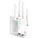 Dual Band WiFi Extender (5.0G&2.4G) - 12880 Sq.Ft Coverage, 105 Devices Supported, 1-Tap Setup, Ethernet Port & Faster Speed Booster