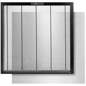 YIBEICO Honeycomb Steel Laser Bed for XTOOL D1 D1PRO Laser Cutting Machine,Aluminum Laser Honeycomb Panel，Honeycomb Cutting Table for Most Laser Engraving Machine (500mm*500mm)