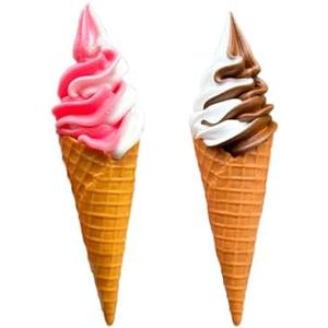 Artificial Ice Cream Scoops Realistic Simulation Imitation Fake Food Desserts Model Replica Fake Ice Cream Balls Photography Prop for Home Shops Staging Display (2pc ice Cream)