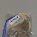 HOOJIH Messy Bun Hair Piece, Claw Clip in Straight Hair Bun 9 Inch Short Ponytail Extension with Bendable Metal Wire Hair Pieces for Women Fake Hair Bun - Deep Blonde with Light Blonde Tails