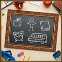 Eaasty 65.6 ft Brown Bulletin Board Border Classroom Blackboard Trim Decoration Rolled Vintage Picture Frame for School Library Classroom Wall Chalkboard Home Office Supply