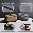 Leaper Small Crossbody Bags for WomenLightweight Fanny Packs with Adjustable Shoulder Strap - Water-resistant Nylon Sling Bag for Men - Fashion Cross Purse for Travel Everyday - Black