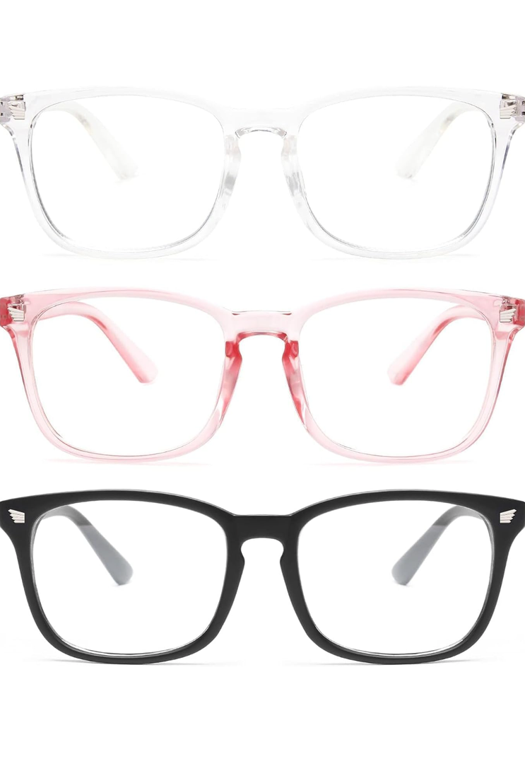 Blue Light Blocking Glasses - Fashion Square Fake Eyeglasses, Anti UV Ray Computer Gaming Glasses Blue Blockers for Women/Men Blue Light Blocking Glasses - Fashion Square Fake Eyeglasses, Anti UV Ray Computer Gaming Glasses Blue Blockers for Women/Men