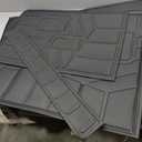 Cargo Liners for 2021-2026 Chevrolet Chevy Suburban/GMC Yukon XL Trunk Mat with 3rd Row Seat Back Cover Accessories, All Weather Rear Cargo Mat Backrest Protector(Only for XL,Not for Yukon)