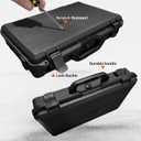 Hard Case for Akai Professional MPC Live III, Audio Interface Hard Shell Carrying Storage Case Equipped with Comfort Handle with Customizable Foam