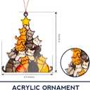 Cat Ornament, Cat Ornaments for Christmas Tree, Funny Holiday Decorations 2025, Black Pet Ornaments, Vintage Classic Christmas Tree Decor, Unique Gifts for Animal Lovers, Festive Tree Topper Ornament