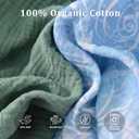 TADO MUSLIN Organic Cotton Muslin Bassinet Sheets, 2 Pack – Soft, Breathable, Universal Fit for Oval, Rectangle & Hourglass Mattresses, Machine Washable, Neutral Colors for Baby Boys & Girls