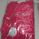 GAP Girls' Logo Hoodie Hooded Full Zip Sweatshirt (Small, Bright Beet)