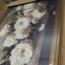 Vintage Gold Framed Floral Wall Art Flower Painting Bathroom Decor 16×24 In