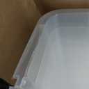 IRIS USA 72 QT Plastic Storage Box with Lid and Latches - 4 Pack - BPA-Free, See-Through Organizing Solution, Durable Nestable Stackable Containers, Secure Pull Handle - Clear