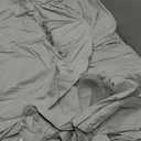 SUPREME ELEGANCE 100% Organic Cotton Percale Twin Sheet Set  Crisp & Breathable Cooling Cotton Bedding, Deep Pocket Fits up to 18, Soft & Durable, Soft Gray, 3-Piece Set