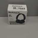 Wired Over Ear Headphones Studio Monitor & Mixing DJ Stereo Headsets with 50mm Drivers and 1/4 to 3.5mm Jack for Cellphone Type C AMP Computer Recording Podcast Keyboard Guitar Laptop Black