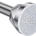 Shower Curtain Rod 27-80 Inches, No Drill Shower Rod Tension, Never Rust Anti-Slip Shower Curtain Rod for Bathroom Window, Adjustable Tension Shower Curtain Rod Silver