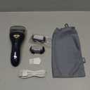 Electric Foot Callus Removers, Portable Electronic Foot File Pedicure Tools, Electric Callus Remover Kit, Professional Pedi Feet Care for Dead, Hard Cracked Dry Skin (Black)