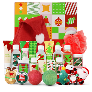 2025 Beauty Advent Calendar Christmas Gifts for Women with Hand Cream, Bubble Bath, Bath Bomb Spa Gifts for Daughter Girls New Year Advent Calendar for Beauty