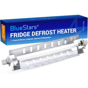 BlueStars Upgraded WR51X10055 Refrigerator Defrost Heater Replacement - with METAL SHIELD - Compatible with G.E & Kenmore Refrigerators - Replaces AP3183311 914088 AH303781 EA303781