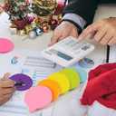 2 x Bubble Sticky Notes 3x3 in, 8 Pads, Super Cute Bright Color Strong Adhesive Post, Clean Removal, 82 Sheets/pad