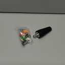 Pressure Washer Turbo Nozzle, 360 Rotating Power Washer Tips, 3400 PSI with 1/4" Quick Connect, 5 Spray Nozzle Tips Replacement For Ryobi, Karcher, Greenworks, and More (4.0 GPM) (Black)