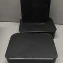 Rat Station Box with 1 Key, Complete Rodent Solution Keeps Rats Away, Pet & Child-Safe, Reusable & Long-Lasting, Indoor & Outdoor, 6 Pack (Black)