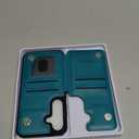 DJDUCK Designed for Samsung Galaxy S24 Plus Case Wallet with Card Holder, [Magnetic Clasp Cover] [RFID Blocking Leather Protection] Shockproof Women Men Cases for Samsung S24 Plus Blue Green