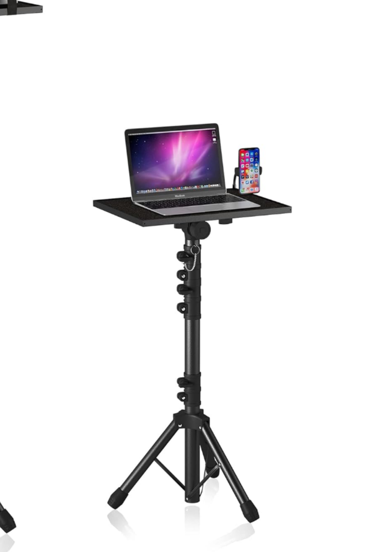 Projector Stand Tripod, Laptop Tripod Stand Adjustable Height from