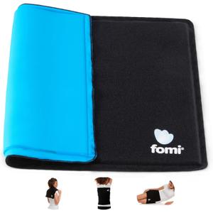 Premium Large Hot Cold Solid Gel Pack by FOMI Care | 18 x 12 | Soft, Comfortable Ice Wrap for Back, Shoulder, Knee, Thigh Pain Relief | Oversized, Flexible Cool Compress | Freezable, Microwaveable