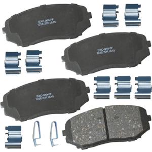 Bendix Premium SBC1258 Ceramic Front Brake Pads for Ford Edge 2014-2007, Lincoln MKX 2015-2007, Mazda CX-5 2024-2019, CX-7 2012-2007, CX-9 2023-2007, Mitsubishi Montero Sport 2020-2018