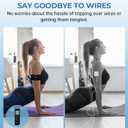 NURSAL Wireless TENS Unit Muscle Stimulator, Dual Host TENS EMS Machine for Pain Relief, 18 Modes 20 Intensity Remote Control Pulse Physical Electrotherapy for Back Shoulder Pain (2 Pads)