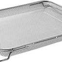 Stainless Steel Crisper Tray Air Fryer Basket For Oven Baking Pan