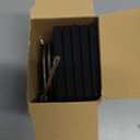 5Pack Silicone Luggage Tag with Name ID Card Perfect to Quickly Spot Luggage Suitcase by Ovener (Black)