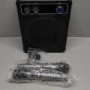 Karaoke Machine, Portable Bluetooth Karaoke Speaker with 2 Wireless Microphones, PA System for Adults Kids with LED Lights & Echo Adjustment, Supports TWS/TF/USB/AUX for Home Party (T03-2 MICS)