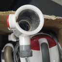 Shark NV501 Rotator Professional Lift-Away Upright Vacuum with HEPA Filter, Swivel Steering, LED Headlights, Wide Upholstery Tool, Dusting Brush & Crevice Tool, White/Red