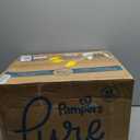 Pampers Pure Baby Diapers, Size 2 (12-18 lbs), 186, Up to 100% Leakproof, Premium Hypoallergenic Soft Diapers