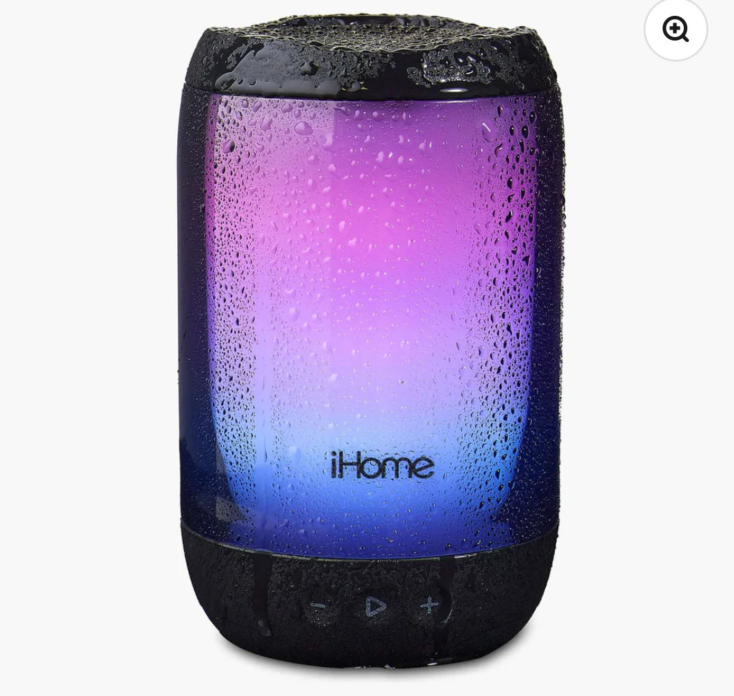 Waterproof Bluetooth Speaker with Lights, Portable and Rechargeable (iBT820BOL)