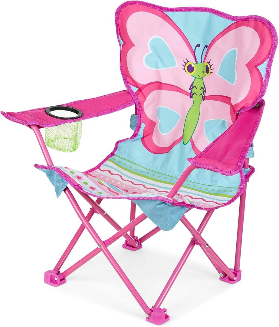 Melissa & Doug Cutie Pie Butterfly Camp Chair (Frustration-Free Packaging)