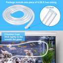 CWKJ Fountain Pump, 2 Packs 400GPH(25W 1500L/H) Submersible Water Pump, Durable Outdoor Fountain Water Pump with 6.5ft Tubing (ID x 1/2-Inch), 3 Nozzles for Aquarium, Pond, Fish Tank, Water Pump