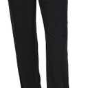 floralhue Women's Scrub Pants - Breathable & Soft Straight-Leg Pull-on Cargo Pant,Drawstring Bottoms with 3 Pockets (Black, M)