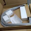 W10830162 Refrigerator French Door Gasket Replacement (Grey) by BAY Direct for Whirlpool Kitchen Aid Kenmore Maytag Jenn Air Compatible Part Number: 12723206AP W10179332 W10179332N W10199876 W10443225