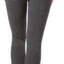Fishers Finery Women's Ecofabric Straight Leg Yoga Pant with Back Pockets (X-Small Tall, Heather Gray)