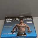 Ally Peaks Pull Up Bar for Doorway | Thickened Steel Max Limit 440 lbs Upper Body Fitness Workout Bar| Multi-Grip Strength for Doorway | Indoor Chin-Up Bar Fitness Trainer for Home Gym Portable (silver2)