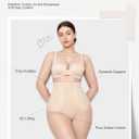 KLVEE Shapewear Tummy Control Panties for Women, Body Shaper Compression Underwear, High Waisted Seamless Girdle Under Dress Nude (Beige)- M/L